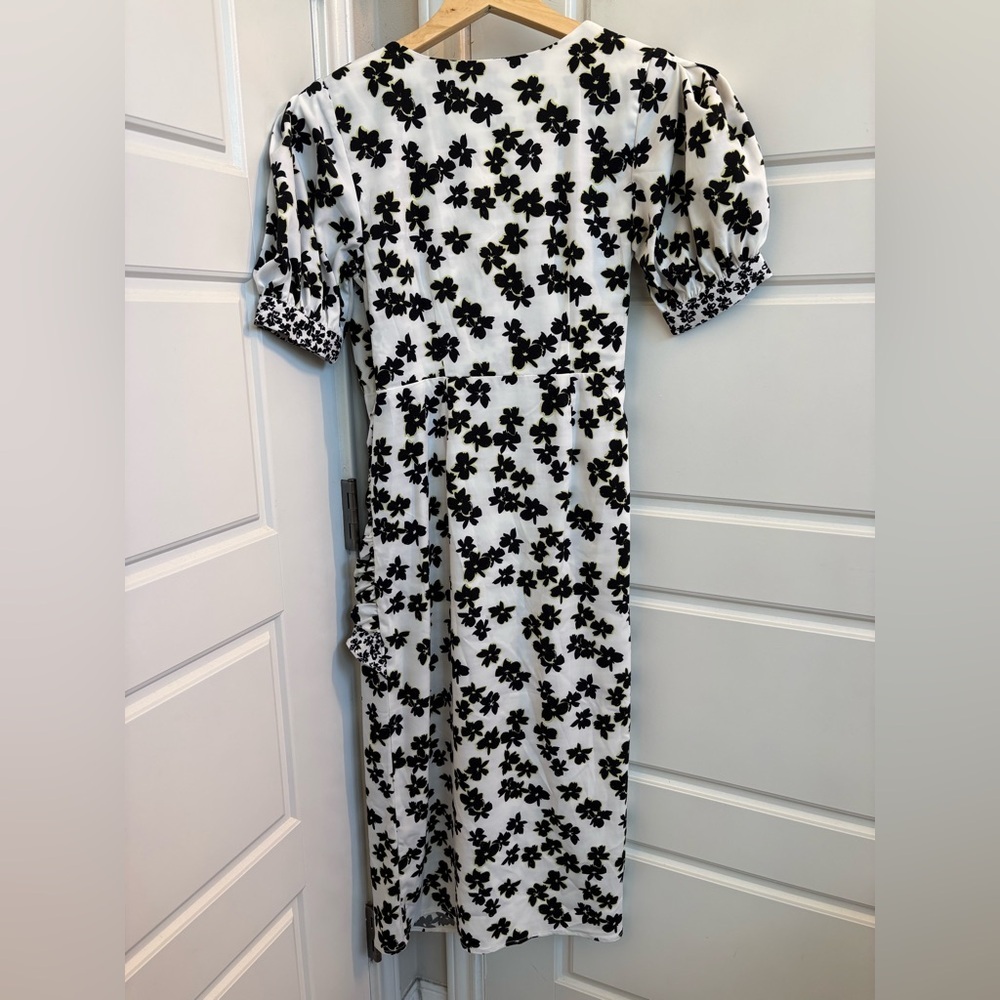 Love, Whit by Whitney Port for RTR Floral Wrap Midi Dress Size XS - Picture 5 of 6